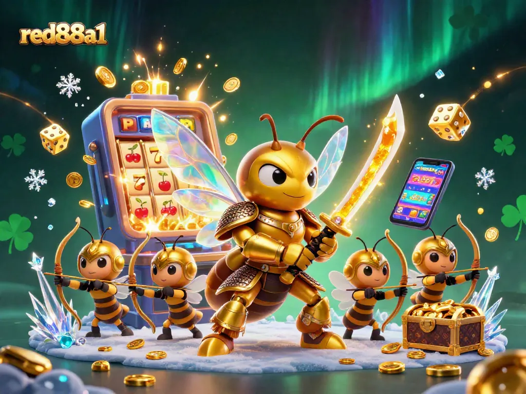 Play big at red88a1's exciting online casino, featuring thrilling jackpot scenes and vibrant character action.