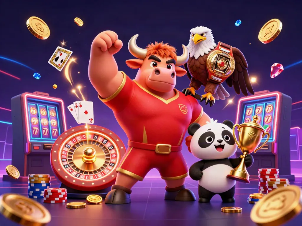Win big at tg88 com with a colorful casino scene showcasing triumphant characters and exciting game elements.