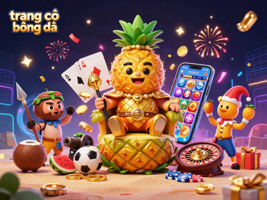 Experience thrilling trang cá cược bóng đá action with vibrant casino characters and dynamic gaming elements.