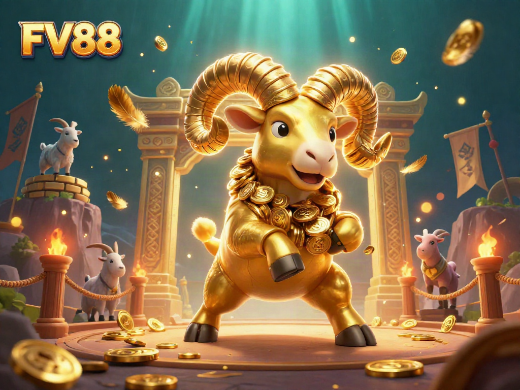 FV88 engages players in thrilling casino action with dynamic 3D elements and vibrant colors.